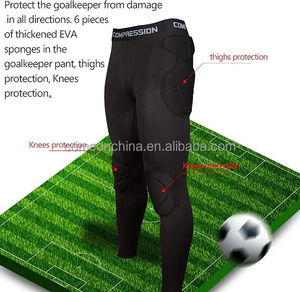 Pantalones de Hockey sobre Hielo Unisex Acolchados y de Compresión, Equipo de Protección, Leggings para Portero, Fútbol, Baloncesto, Paintball, Hockey - Product Image 5