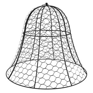 Set di 6 Coperture Metalliche Nere per Giardino 40x33cm, Protezione per Piante Contro Animali, Rete per Protezione del Giardino - Product Image 1