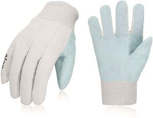 Gants de travail en cuir de vache fendu pour hommes, manicle de sécurité, Premium, souples et confortables, multi-travail OEM, vente en gros, - Product Image 1