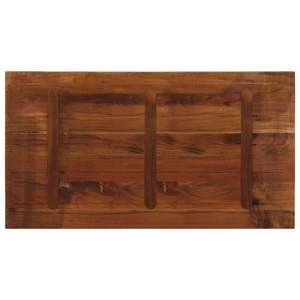 Mesa de Comedor Rectangular de Madera Maciza Reciclada, 39.4"x23.6"x1.5", Tablero Resistente para Uso Doméstico - Product Image 5