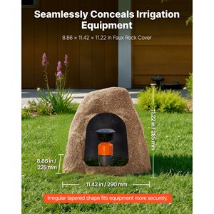 Copertura Leggera e Resistente alle Intemperie in Finta Roccia per Serbatoi Esterni, Texture Naturale Realistica, Copertura Artificiale per Pozzo - Product Image 4