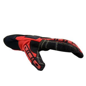 Guantes Completos Rojos y Negros Antideslizantes de Poliéster Resistentes al Viento para Exteriores Unisex de Invierno - Product Image 3