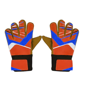 Gants de gardien de but pour enfants jaunes et violets avec paume en silicone injecté et dos en caoutchouc durable - Product Image 6