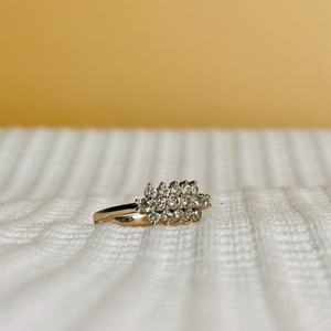 Bague de fiançailles pour femme en or massif 14 carats avec diamant naturel taille brillant couleur H blanc, style classique de luxe pour usage quotidien - Product Image 3