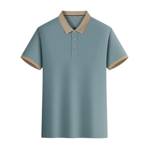 2025 hommes Slim Fit 100% coton pour polos vêtements respirants en gros personnalisés - Product Image 4