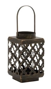 Farol Marroquí de Latón con Paneles de Vidrio de Colores para Decoración del Hogar, Uso Interior y Exterior Duradero - Product Image 5
