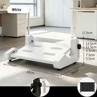 Repose-pieds de bureau ergonomique à angle réglable, repose-pieds réglable sous le bureau pour un usage domestique