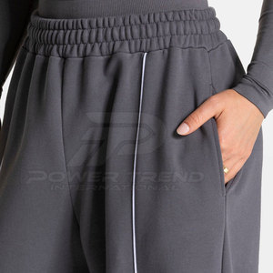 Casual Loose Fit Women Wide Leg <b>Trouser</b> Mid Waist Elastic Breathable Washed 100% Cotton <b>Summer</b> Workwear Travel Everyday Fashion - Product Image 5