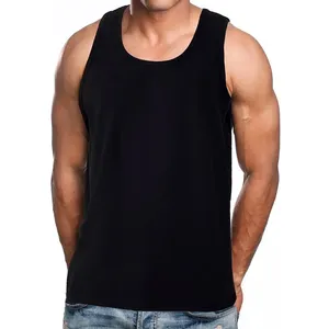 Chaleco Deportivo de Spandex para Hombre, 230 GSM, con Logotipo, Liso, sin Mangas, para Fisicoculturismo y Fitness - Product Image 3