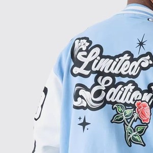 Custom Embroidered <b>Leather</b> <b>Jacket</b> Premium Genuine <b>Leather</b> Biker Coat Fashion Outerwear OEM ODM Factory Sample Service - Product Image 2