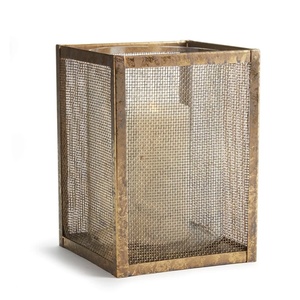 Wholesale Latest <b>Square</b> Mesh Style Metal Votive <b>Candle</b> Holders for Home Events Christmas & Easter Decorations-Handmade - Product Image 3