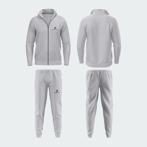 T-<b>Stitch</b> Lab Unisex Plus Size Casual Full Zip Breathable 100% Polyester Spring Sporty Jogging <b>Tracksuit</b> Set - Product Image 5