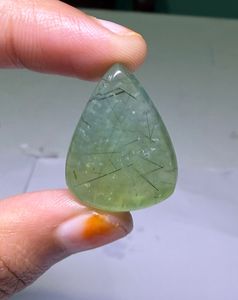 Hermosas Piedras de Prehnita Cabujón Hechas a Mano, Lote de Gemas de Jaspe Verde Natural para la Fabricación de Joyas, Oferta en Prehnita - Product Image 3