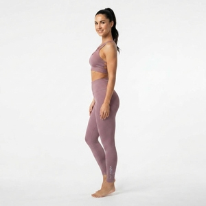 Ensemble de vêtements de sport pour femmes, soutien-gorge de sport à dos croisé, leggings taille haute, deux pièces, pour yoga et entraînement - Product Image 2