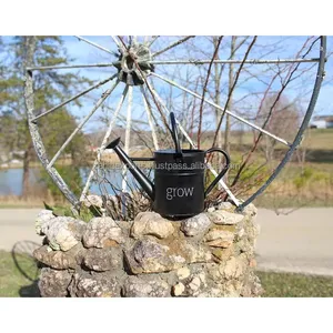 Regadera de Metal Moderna para Jardín, Acabado de Lujo, Elegante Regadera de Metal Hecha a Mano para Decoración del Hogar - Product Image 5