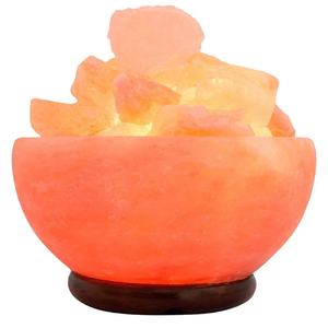 Lampe de sel en forme de bol de feu de l'Himalaya naturel le plus vendu lampes de sel de bol de feu fabriquées à la main personnalisées - Product Image 3