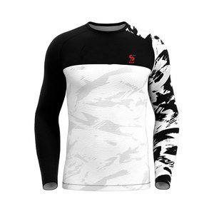 Haut de sport professionnel Solid Trader à séchage rapide, élastique, compressif, pour entraînement actif, type Rash Guard - Product Image 1
