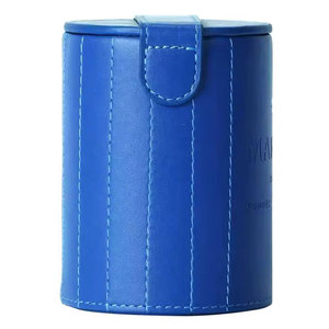 Classic Luxury Handmade High Quality Square Leather <b>Dice</b> Cup - Product Image 1