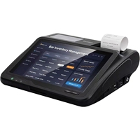 Mesin POS Android dengan Printer Thermal Terintegrasi Layar Sentuh 10 Inci untuk Retail