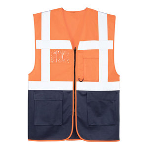 High Visibility High Quality Unisex Adult Safety Vest Jackets for Construction Working Wear Lightweight Safety Security Vest - Product Image 1