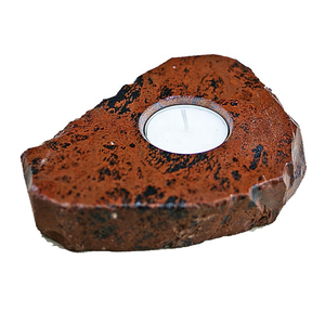 <b>Natural</b> Stone Candle Holder Mahogany Obsidian <b>Natural</b> <b>Crystal</b> Candle Holder Gemstone <b>Crystal</b> Reiki Healing Wholesaler Supply - Product Image 1