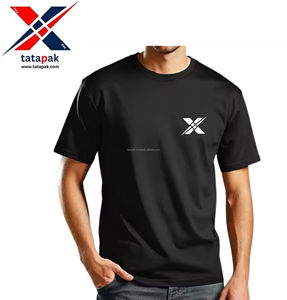 2025 New Arrival Men's Customized Digital Printing T-Shirts with Canvas Fabric Breathable & Comfortable Polyester/Cotton - Product Image 3