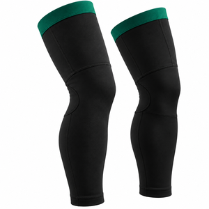 Manches de compression sportives respirantes anti-UV UPF 50+ noires pour hommes et femmes - Product Image 3