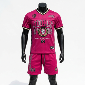 Ensemble short et maillot de football pour homme, 180 GSM, polyester premium, panneau graphique en interlock, sublimation, logo personnalisé, ensemble short pour homme - Product Image 3
