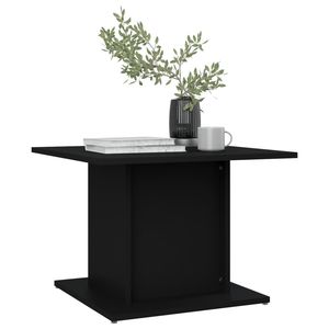 Tavolino da caffè medio in legno ingegnerizzato nero - Product Image 3