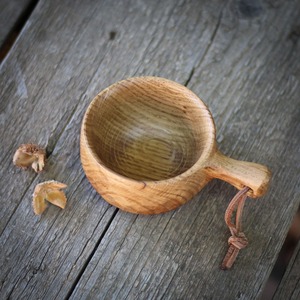 Taza Kuksa Hecha a Mano, Taza de Madera a Precio Económico para Café, Té, Aventuras al Aire Libre y Uso Diario - Product Image 5
