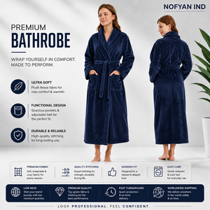 Wholesale Solid Summer <b>Waffle</b> Cotton Absorbent <b>Bathrobe</b> with Printable Logo for Beach Hotel Beauty Salon <b>Bathrobe</b> Use - Product Image 1
