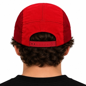 Casquette de camping unisexe ajustable avec impression en relief, en toile, design bicolore, style décontracté urbain, logo personnalisé disponible - Product Image 2