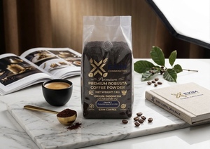 Café Robusta Premium Exim Commodities 100% en Polvo, Espresso Fuerte, 1 kg, Listo para Usar, Larga Vida Útil para la Industria de Bebidas - Product Image 2