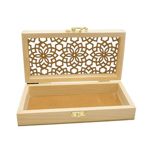 Caja de Regalo de Bambú de Alta Calidad para Regalos y Almacenamiento |   Caja Multiusos para Joyas con Opción de Logotipo Personalizado (8x4x2 Pulgadas) - Product Image 5
