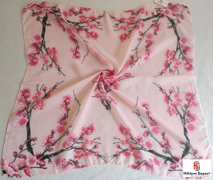 High Quality Short <b>Scarf</b> Fabric Custom Printing OEM ODM White Label Textile Factory Fashion Accessories Manufacturer - Product Image 1