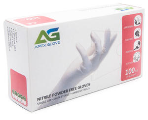 Gants multicolores en nitrile sans poudre Tailles XS et XL Longueur 240mm pour le nettoyage de la cuisine et l'utilisation des aliments pour la saison estivale domestique - Product Image 3