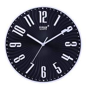 Direct Supply Designer <b>Clock</b> Large Display <b>Silent</b> Sweep Movement Battery Operated Durable Timepiece Available At Good Price - Product Image 5