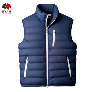 เสื้อกั๊กพัฟเฟอร์ผู้ชาย น้ำหนักเบา แบบมีซับใน ไม่มีแขนเสื้อ  รับสั่งทำสีและขนาดตามต้องการ - Product Image 4