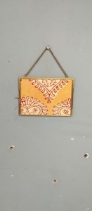 Artisan <b>Design</b> Pf101 Rectangle Metal Glass <b>Frame</b> Brass Finish Hanging <b>Wall</b> Decor Chain - Product Image 4