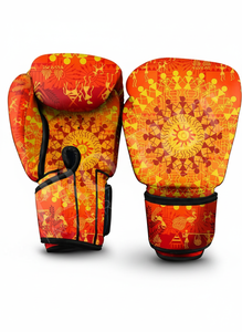 ถุงมือป้องกันมือสำหรับชกมวย ฝึกซ้อมมืออาชีพ มวยไทย MMA คิกบ็อกซิ่ง หนัง PU สำหรับทุกเพศ ออกกำลังกาย - Product Image 4