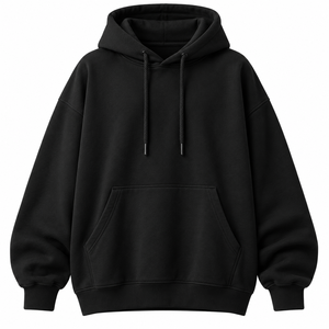 Sudadera con capucha y cremallera completa para hombre, estilo urbano, color liso, transpirable, para invierno, en oferta - Product Image 2