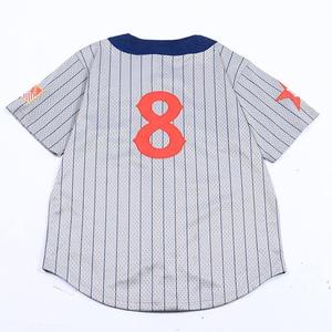 Camiseta de béisbol de malla personalizada estilo retro para hombre, camisa deportiva transpirable con botones, logotipo bordado personalizado - Product Image 2