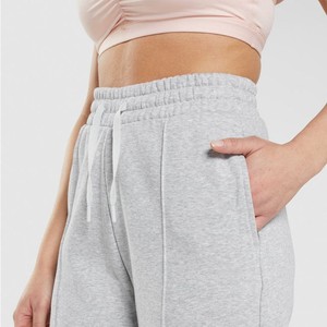 Pantalon coupe bootcut taille basse pour femme, noir, en polaire respirant, coupe ample, longueur intégrale, avec cordon de serrage, décontracté, pour le printemps, devant plat - Product Image 6