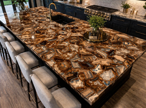 Natural Agate <b>Table</b> Top, Handmade Stone Furniture, Luxury <b>Coffee</b> <b>Table</b> ,Home Decor, Healing Crystal Furniture, Unique Gift Idea - Product Image 4