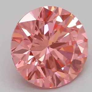 Diamante Cultivado en Laboratorio de Corte Redondo de 0.81CT, Color Rosa Intenso, Certificado IGI, Diamante Suelto CVD para Anillos, Pendientes y Joyería - Product Image 4