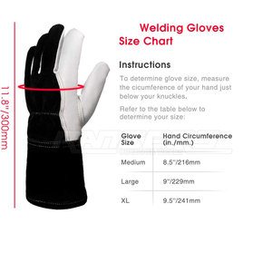 Work Protection <b>Gloves</b> Men Real Solid Leather Safety Welding <b>Gloves</b> Wholesale Rate Welding <b>Gloves</b> - Product Image 3