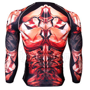 เสื้อรัดรูปพิมพ์ลายซับลิเมชันสำหรับใส่ออกกำลังกายในยิม - Product Image 4