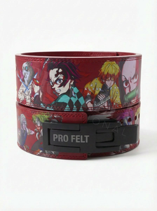 เข็มขัดพยุงหลังแบบคันโยกคุณภาพสูง ดีไซน์อนิเมะตามสั่ง ขนาด 13 มม. สำหรับออกกำลังกาย อุปกรณ์เสริมสำหรับยิม รับผลิตแบบ OEM ODM ขายส่ง - Product Image 5