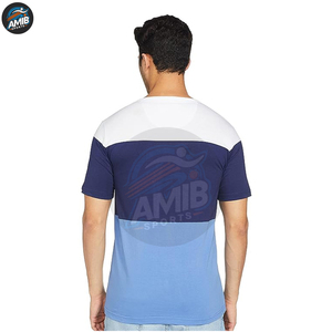 T-shirt homme personnalisé de haute qualité, poids lourd, 100% coton, col ajustable, nouvelle arrivée. - Product Image 2