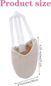 Zapatos de Baile, Calcetines de Media Punta para Gimnasia, Ballet, Danza y Yoga para Mujeres, Niñas y Niños - Product Image 6